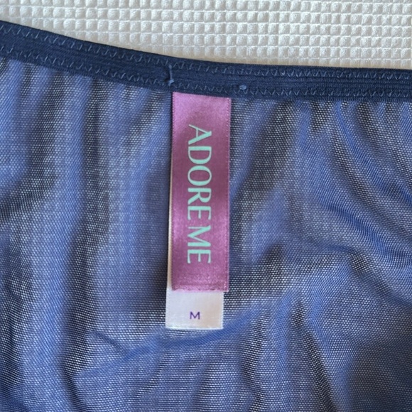 Adore Me Missy Unlined Demi Bra and Brazilian Panty Set 38DDD/M - Picture 8 of 11